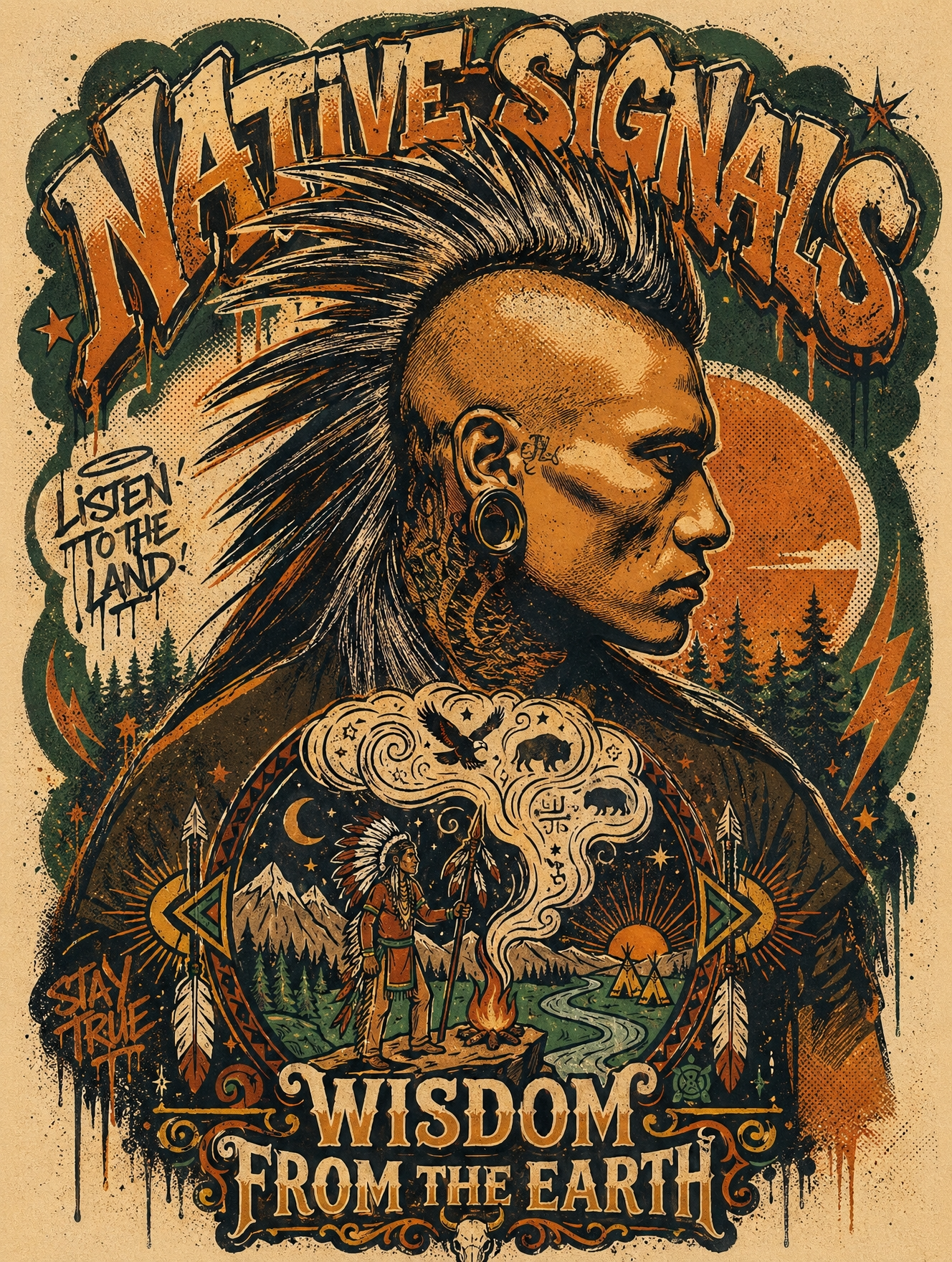 Native Signals Wisdom From The Earth artwork